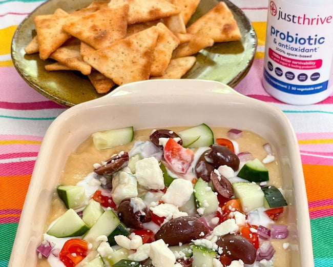 Greek Game Day 7 Layer Dip