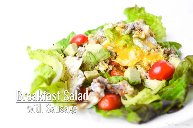 Breakfast Salad with Sausage – And Pr...