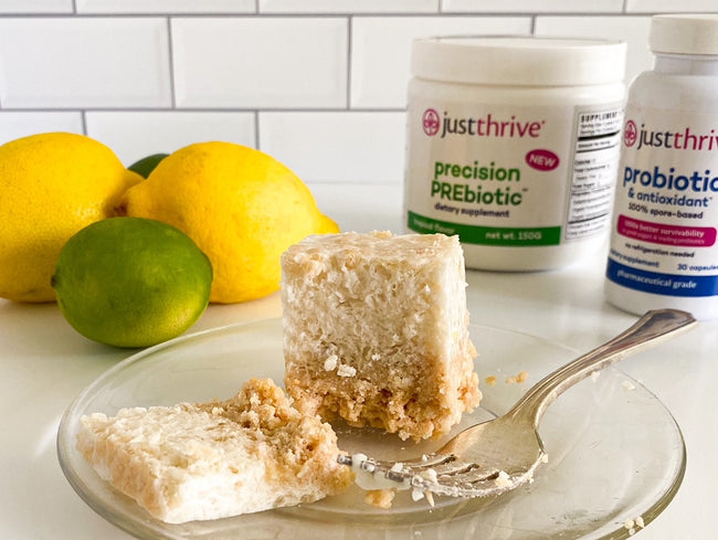 Cooling Tropical Lemon Bars