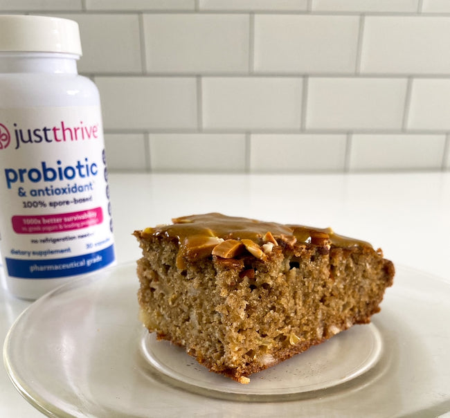 Probiotic Chai Spice Apple Cake