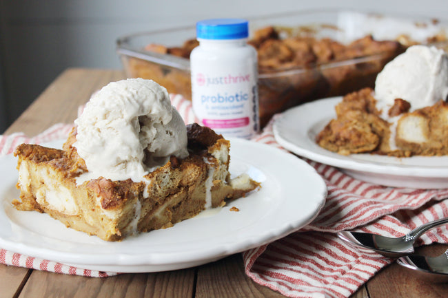 Pumpkin Bread Pudding and Cashew Ice ...