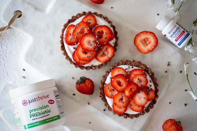 Strawberry Coconut Mini Tarts