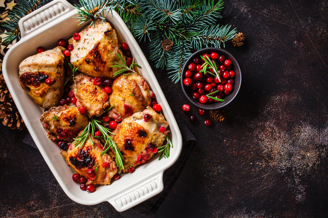 Maple Cranberry Roasted Chicken