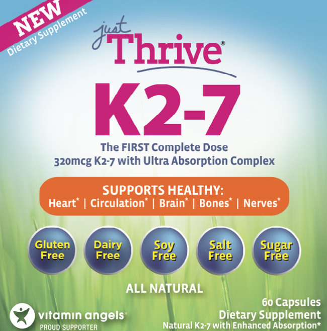 Introducing: Just Thrive Vitamin K2-7!