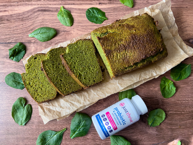 Gut-Nourishing Spinach Almond Bread