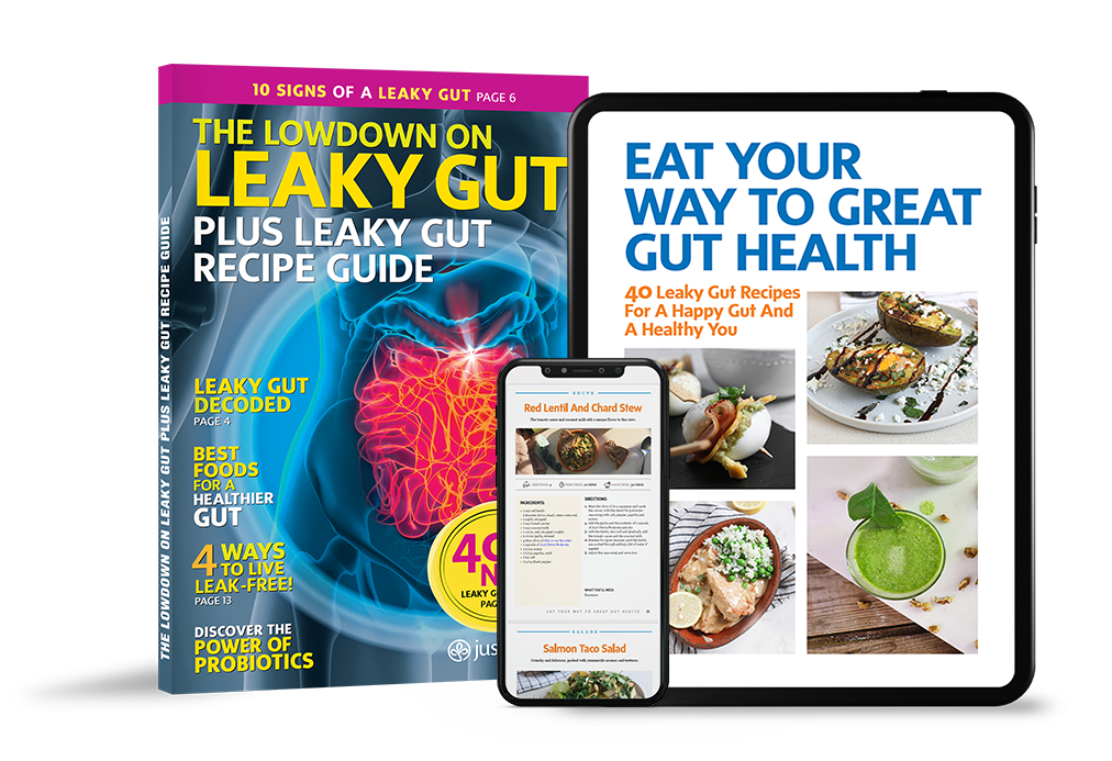 The Lowdown on Leaky Gut + 40 Gut Yummy Recipes (ebook)