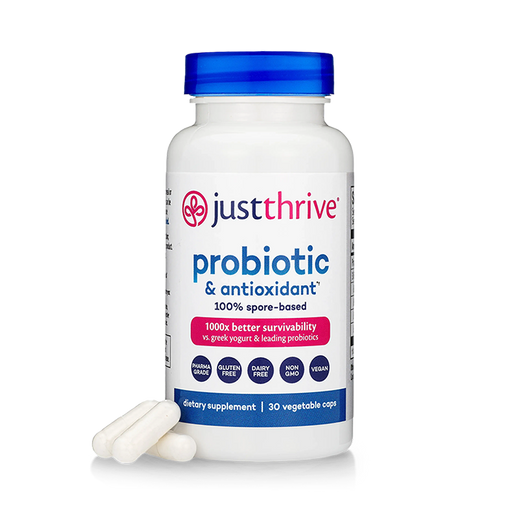 Just Thrive Probiotic bottle