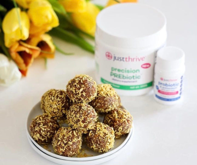 Electric-Gut Mango Energy Bites