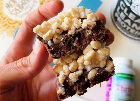 Fermented Cherry Crunch Brownie Bites
