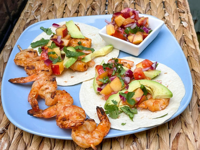 Chipotle Shrimp with Prebiotic Peach ...