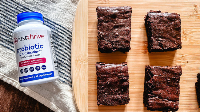 Gut-Soothing Fudgy Brownies