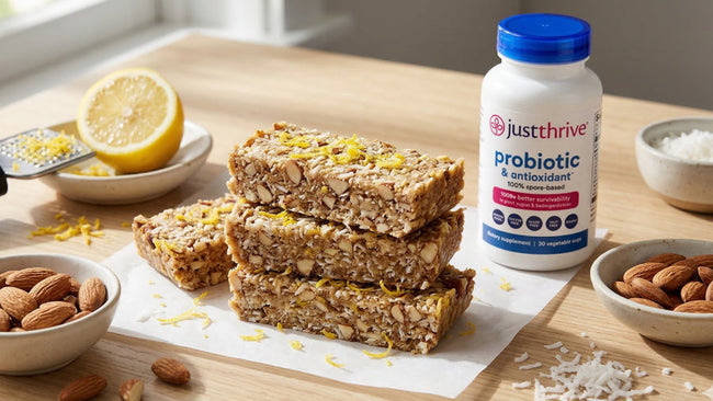 No-Bake Lemon Coconut Energy Bars