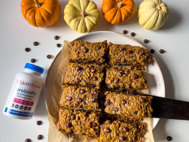 Pumpkin Maple Oat Bars to Warm Your S...