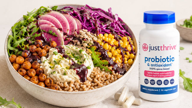 Red, White, and Blue Buddha Bowl With...