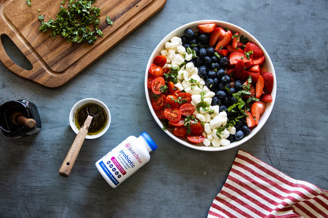 Red, White, and Blue Caprese Salad: A...