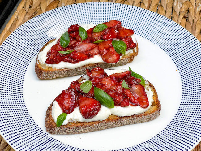 Strawberry Whipped Ricotta Toast: A G...