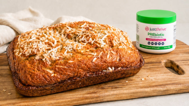 Tropical Banana Bread with Prebiotics