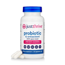 Just Thrive Probiotic, 30-count bottle, front
