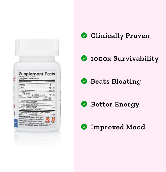 Probiotic Gummies Just Thrive 30 Count