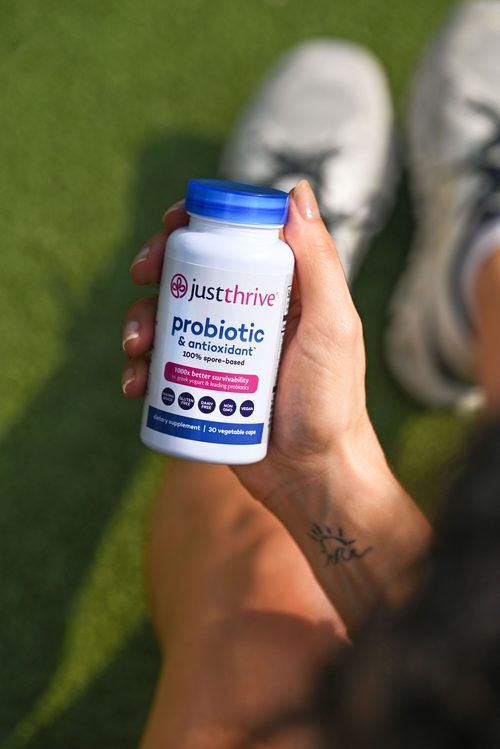 Taking Just Thrive Probiotic with a meal