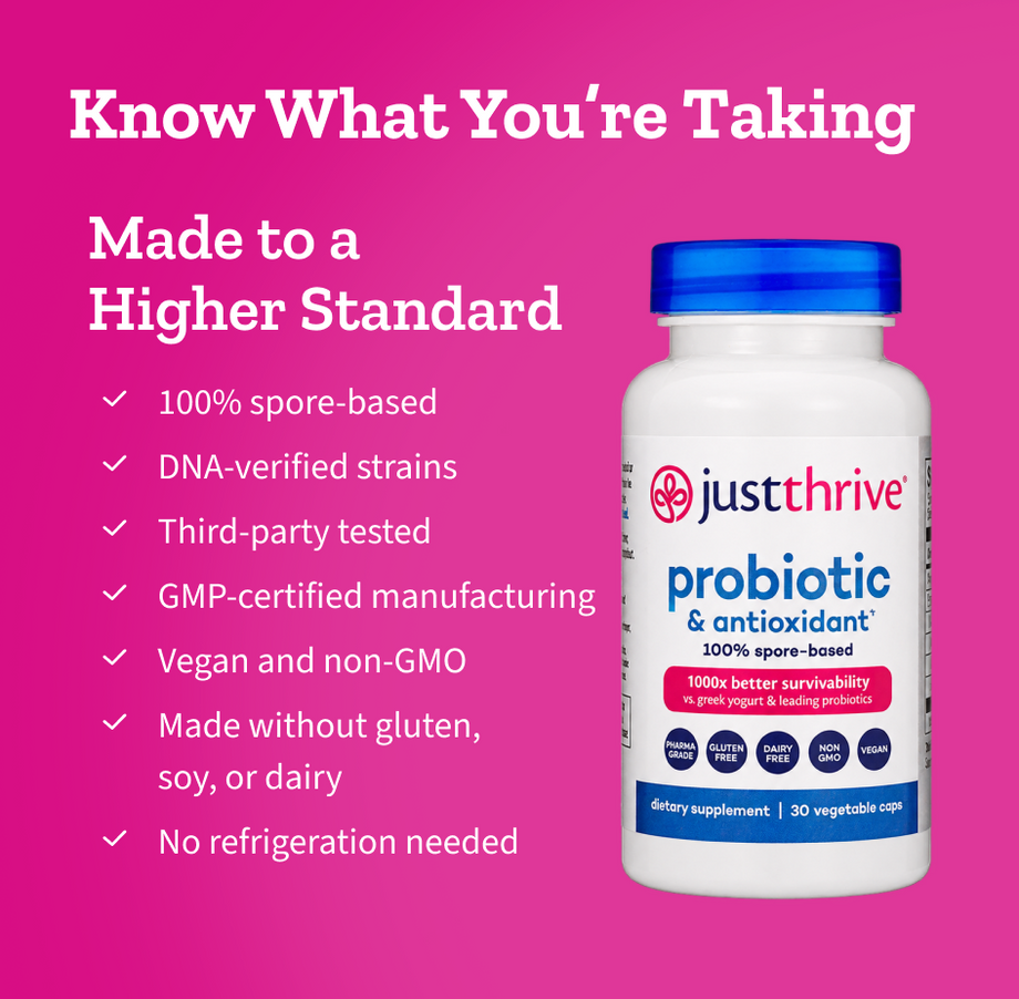 Know what you’re taking: made to a higher standard